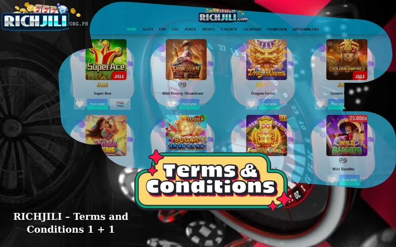 RICHJILI – Terms and Conditions 1 + 1