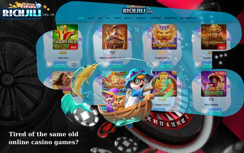 Tired of the same old online casino games?