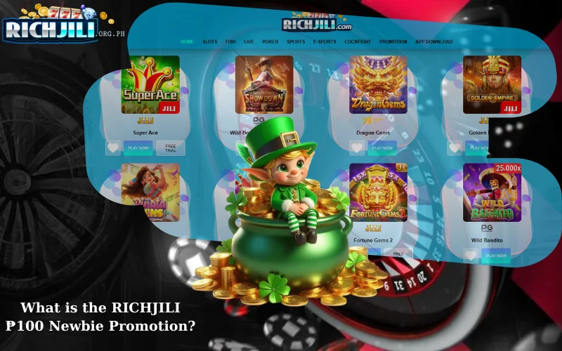 What is the RICHJILI ₱100 Newbie Promotion?
